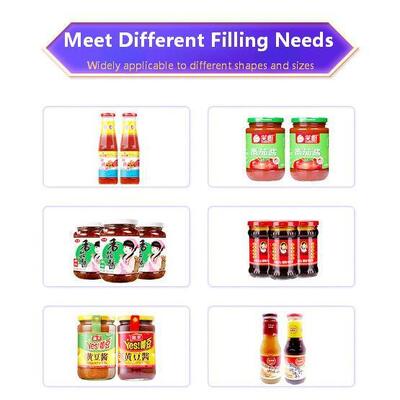 Fully Automatic Sauce Filling Production Line CH-JLGZ Honey Chili Sauce, Tomato Sauce Filling Canned Food, Laoganma Filling Machine