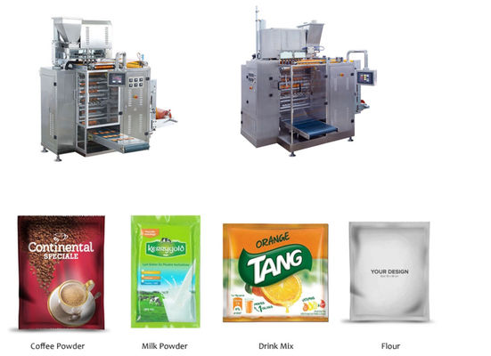MSG Film Multi Packing Machine Sauce Sachet 9KW For Chemical Powder