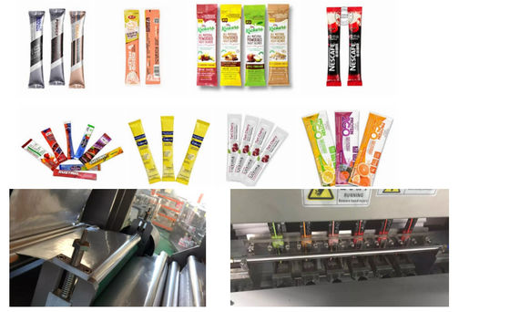 4 Lanes 90mm Sachet Packaging Machine Foil 90mm For Coffee Herb Powder