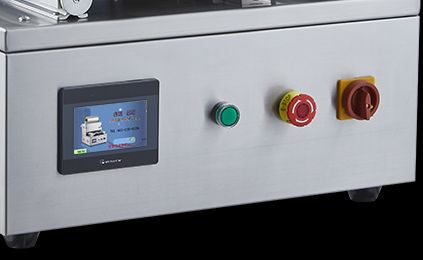 Desktop Modified Atmosphere Control Precise Gas Injection DQ400T-E Tray Sealing Machine with Food Grade 304 Stainless Steel and 6061 Anodized Aluminum Mold