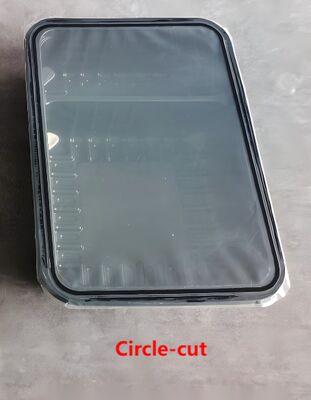 Customizable Manual Edge Cutting Sealer Machine CH-FR160A with Adjustable Temperature Control, Ergonomic Handle, and Stainless Steel Construction for Food Trays