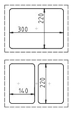 Customizable Manual Edge Cutting Sealer Machine FR430A with Adjustable Temperature Control and Ergonomic Handle for Food Trays