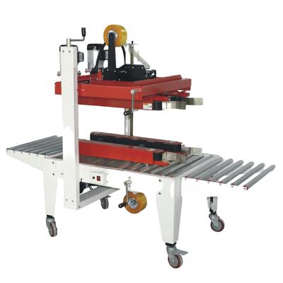 Ημιαυτόματη Μηχανή Συσκευασίας Κιβωτίων Μηχανή Ταινίας Κιβωτίων Ευθύγραμμης Αυτόματης Μηχανής Σφράγισης Κιβωτίων FX001 Χειροκίνητη Κυματοειδής