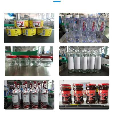 Fully automatic vertical positioning round bottle labeling machine CH-302 wine bottle glass bottle taper bottle adhesive labeling machine