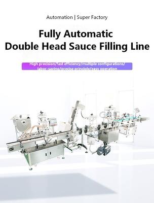 Fully Automatic Sauce Filling Production Line CH-JLGZ Honey Chili Sauce, Tomato Sauce Filling Canned Food, Laoganma Filling Machine