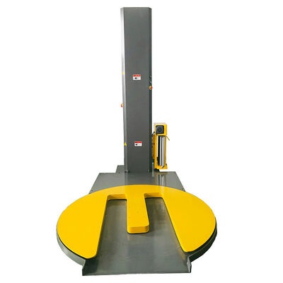 CE and PLC Custom M-type Forklift-operated Wrapping Packer with No Ramp Required for Loading for Wrapping of Pallets