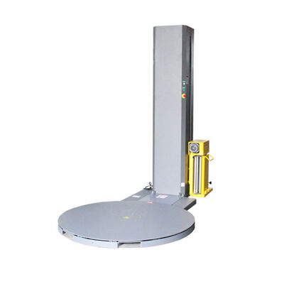 Electric Automatic Pre-Stretch Film Wrapping Machine Pallet Turntable for Beverage Chemical Packaging Motor Driven PLC